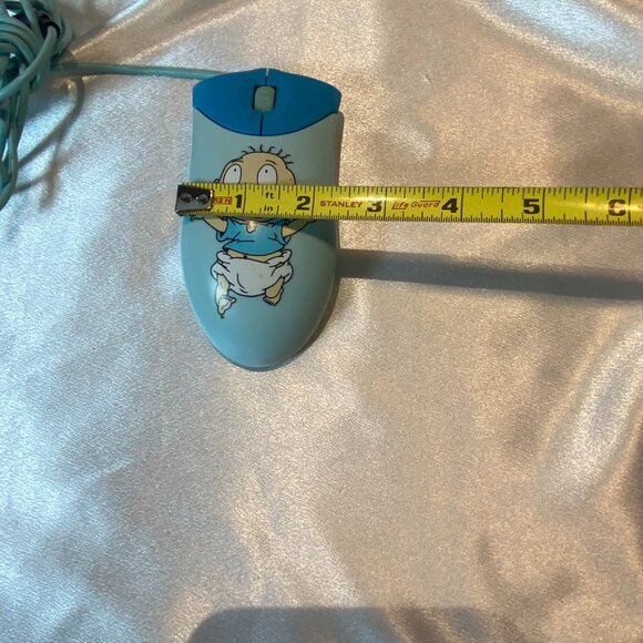 Vintage Rugrats Tommy Pickles USB Wired Computer Mouse Blue Nickelodeon - Picture 5 of 5